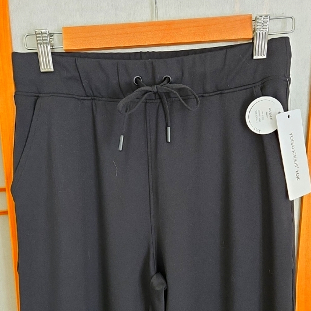Yogalicious Lux Avenue Black Boot Cut Pants NWT Small
